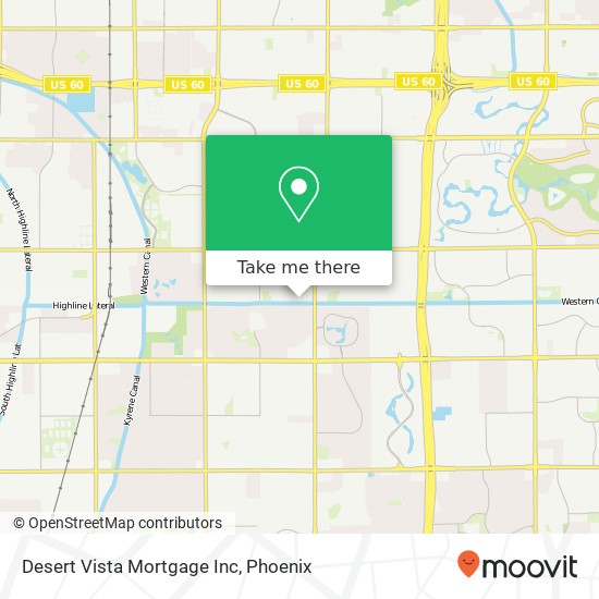 Desert Vista Mortgage Inc map