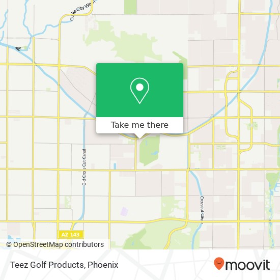 Teez Golf Products map