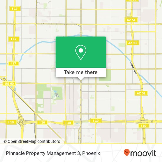 Mapa de Pinnacle Property Management 3