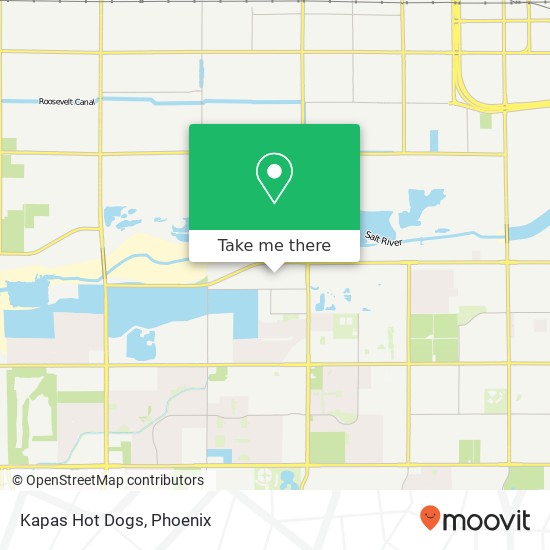 Kapas Hot Dogs map