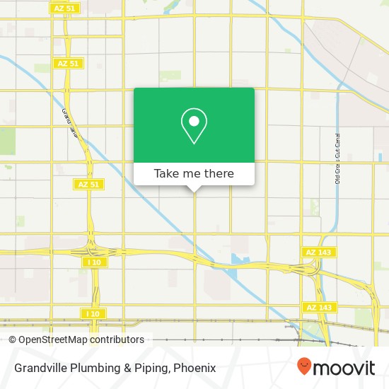 Mapa de Grandville Plumbing & Piping