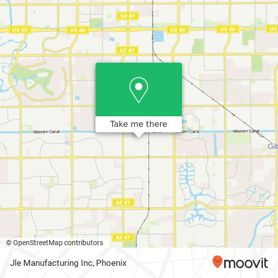 Jle Manufacturing Inc map