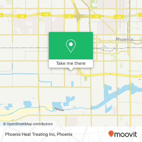 Mapa de Phoenix Heat Treating Inc
