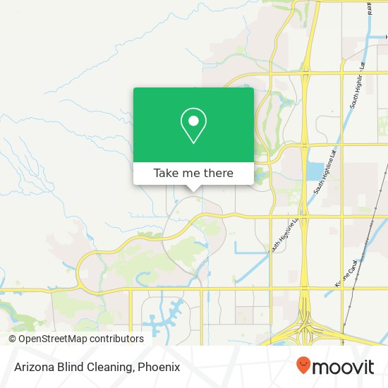 Mapa de Arizona Blind Cleaning