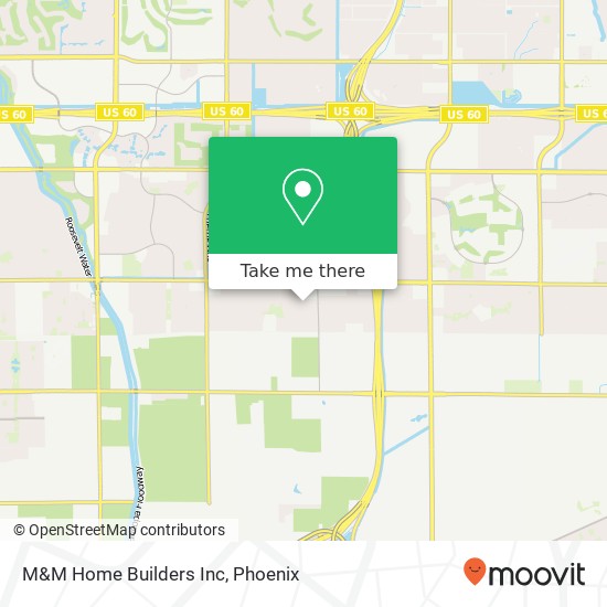 M&M Home Builders Inc map