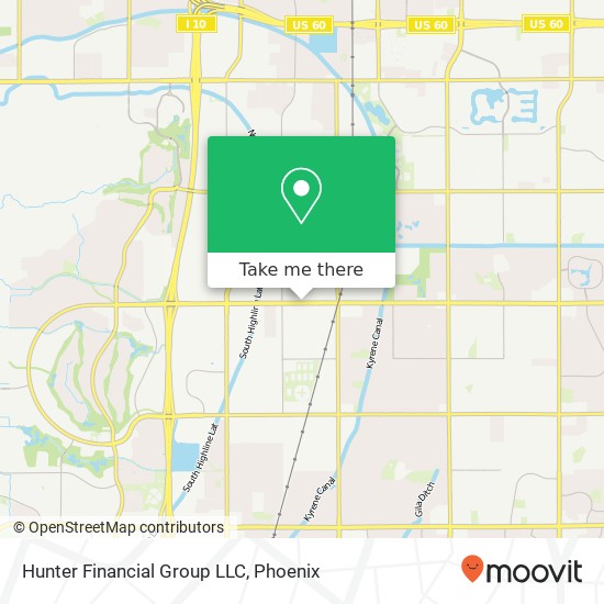 Mapa de Hunter Financial Group LLC