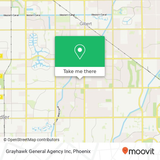 Mapa de Grayhawk General Agency Inc