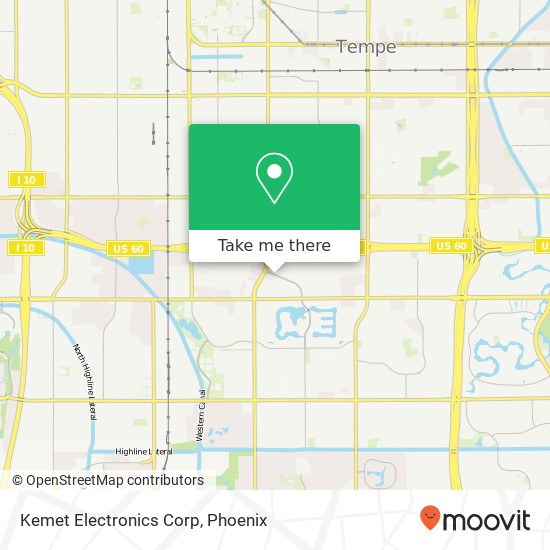 Kemet Electronics Corp map