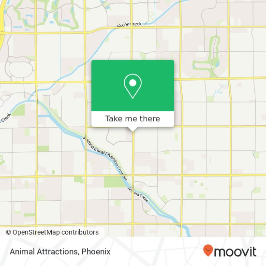 Animal Attractions map