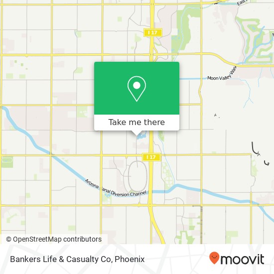 Bankers Life & Casualty Co map