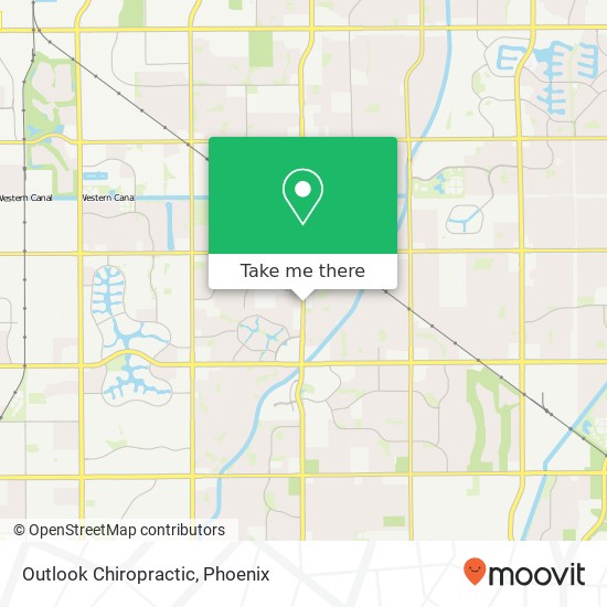 Outlook Chiropractic map