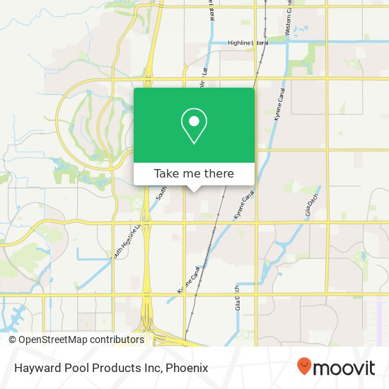 Hayward Pool Products Inc map