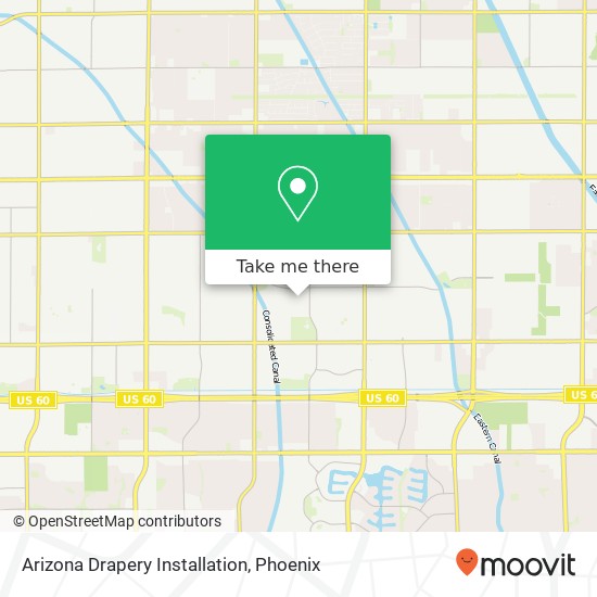 Arizona Drapery Installation map