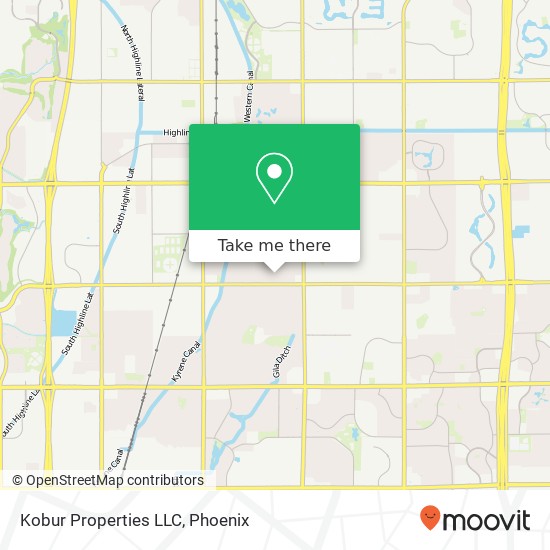 Kobur Properties LLC map