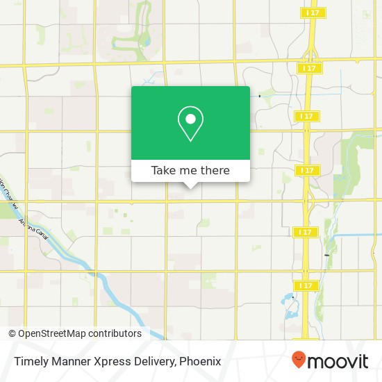 Timely Manner Xpress Delivery map