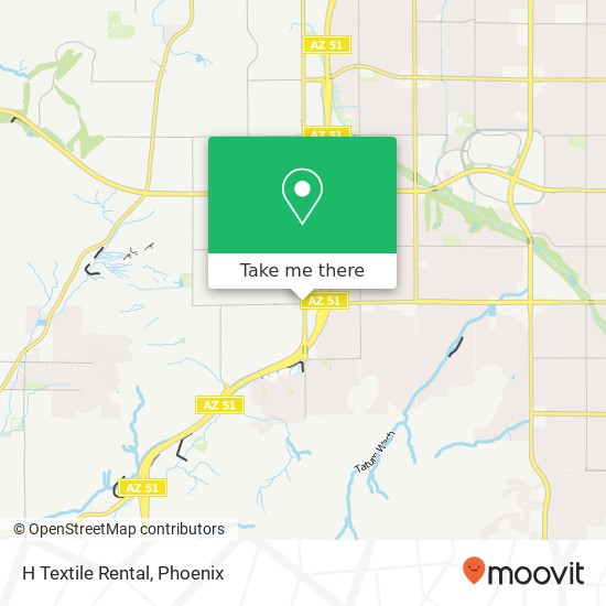 H Textile Rental map