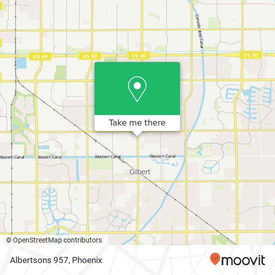 Albertsons 957 map