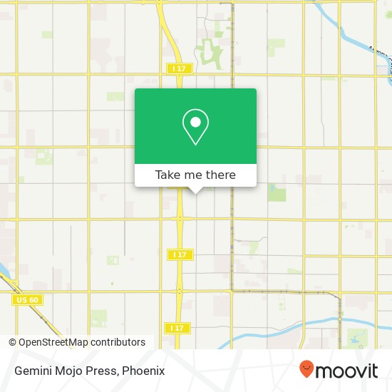 Gemini Mojo Press map