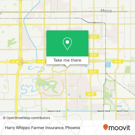 Harry Whippo Farmer Insurance map