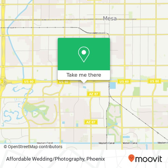 Affordable Wedding/Photography map