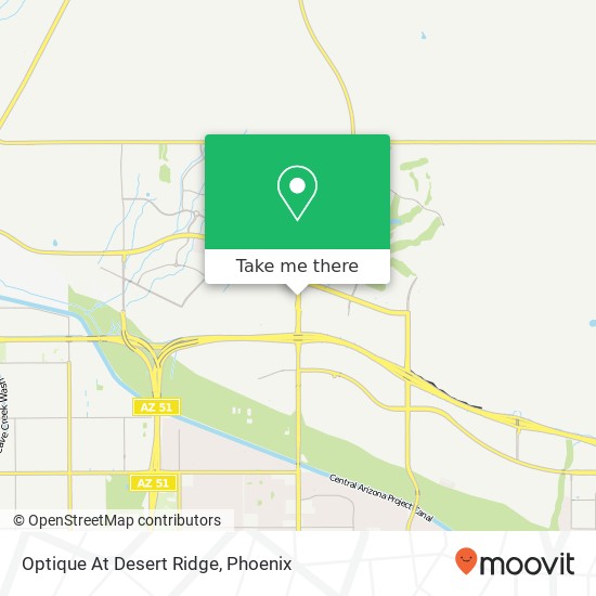 Optique At Desert Ridge map