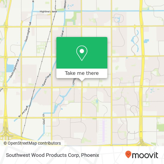Mapa de Southwest Wood Products Corp