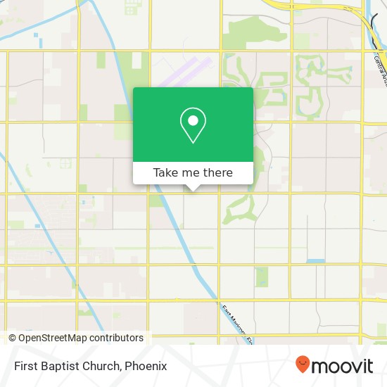 Mapa de First Baptist Church