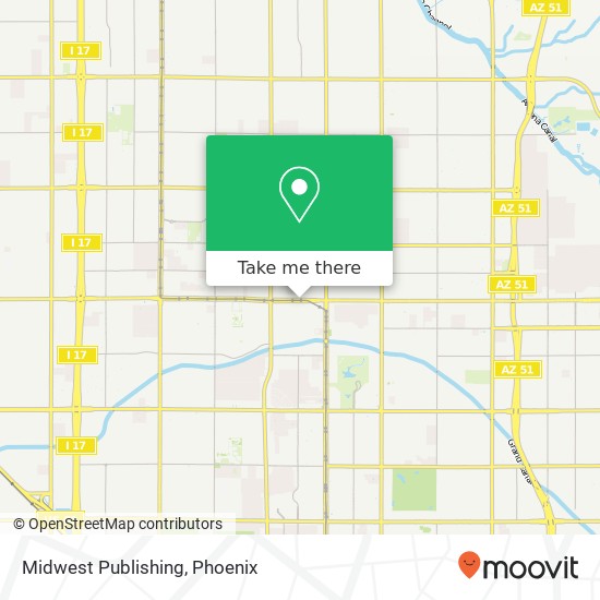 Mapa de Midwest Publishing