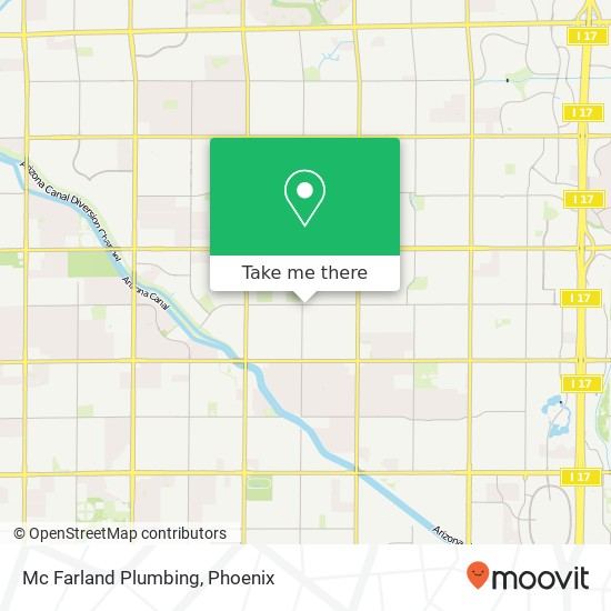 Mapa de Mc Farland Plumbing