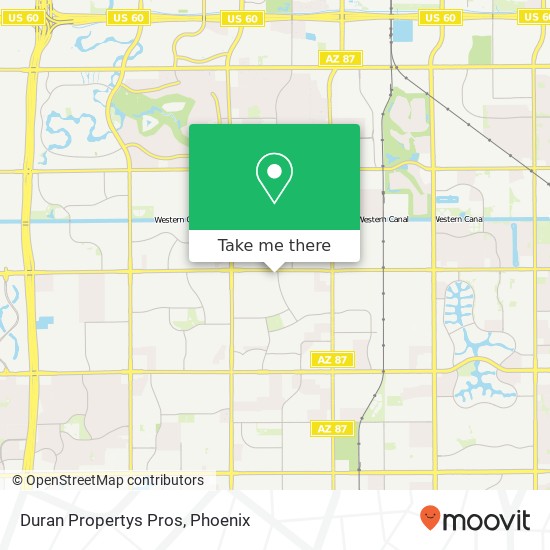 Mapa de Duran Propertys Pros