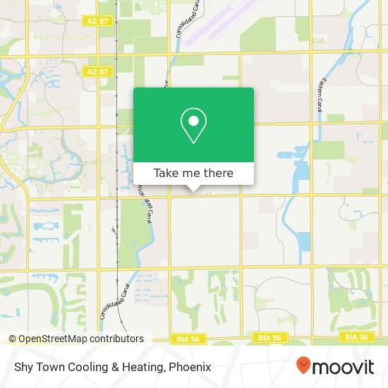 Shy Town Cooling & Heating map