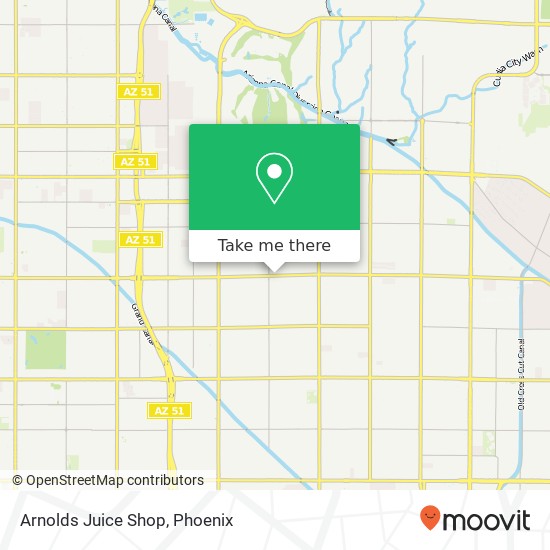 Arnolds Juice Shop map