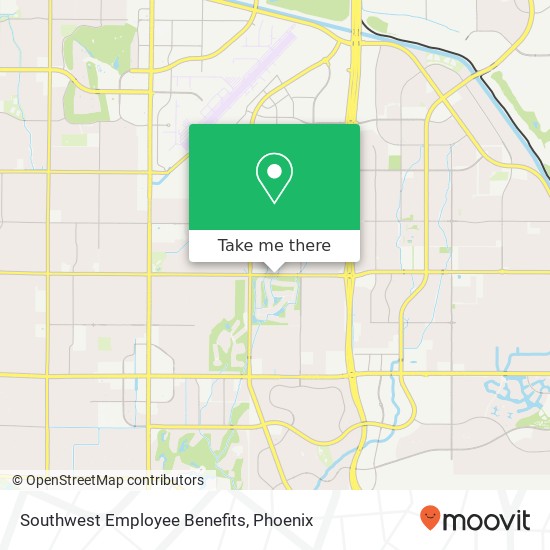 Southwest Employee Benefits map