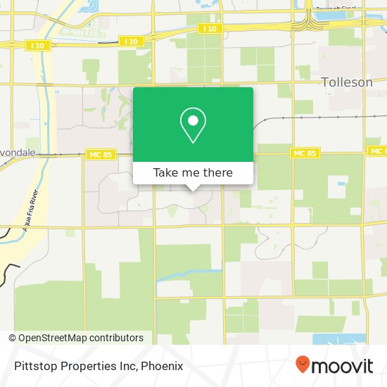 Pittstop Properties Inc map