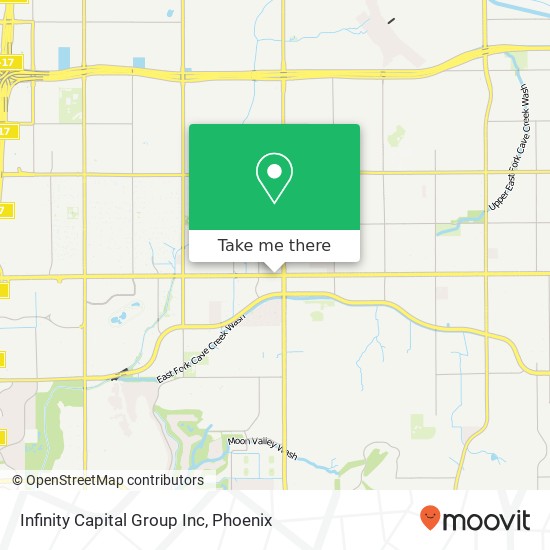 Mapa de Infinity Capital Group Inc