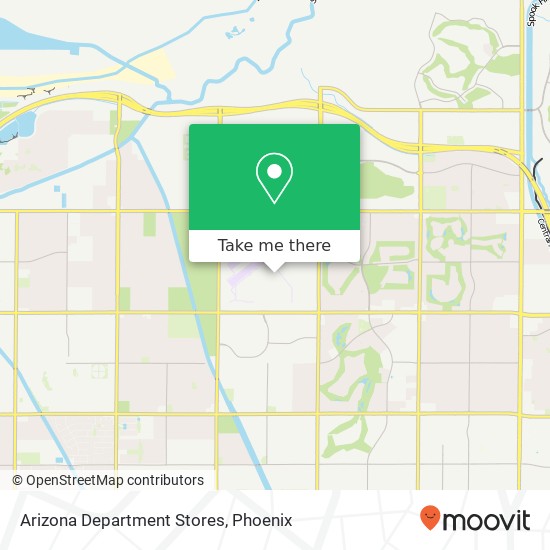 Arizona Department Stores map