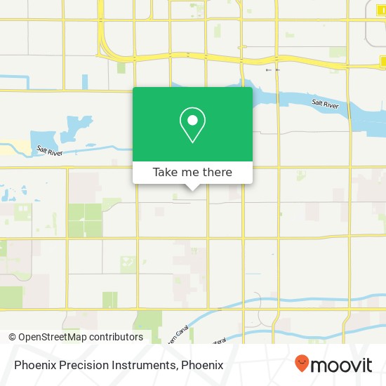 Mapa de Phoenix Precision Instruments