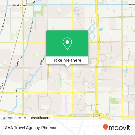 AAA Travel Agency map