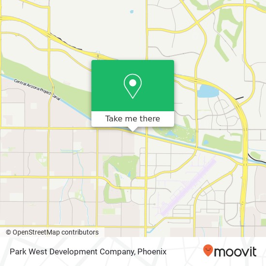 Park West Development Company map