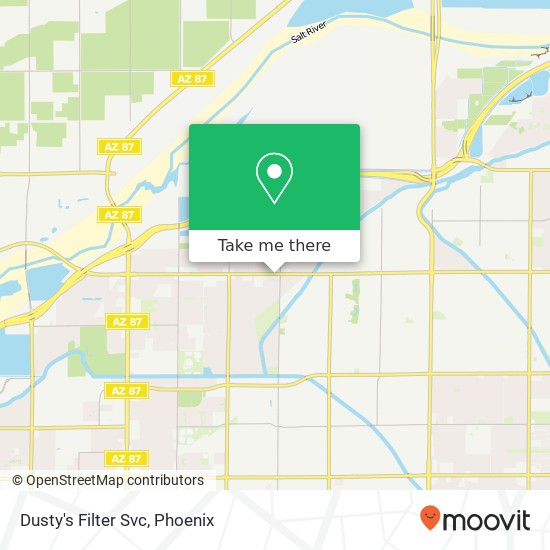 Dusty's Filter Svc map