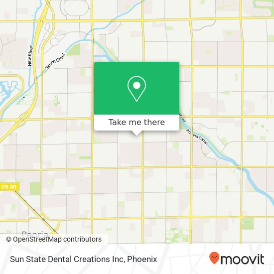 Mapa de Sun State Dental Creations Inc