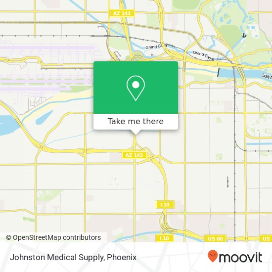 Johnston Medical Supply map