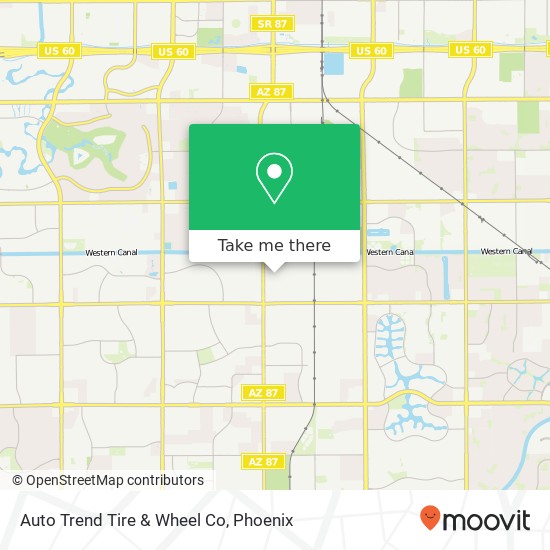 Auto Trend Tire & Wheel Co map