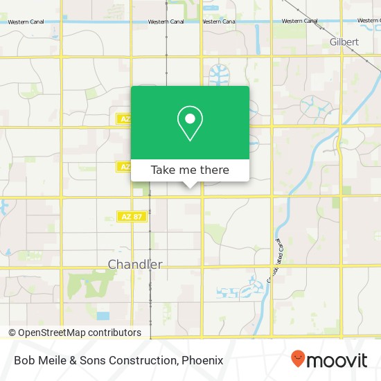 Bob Meile & Sons Construction map