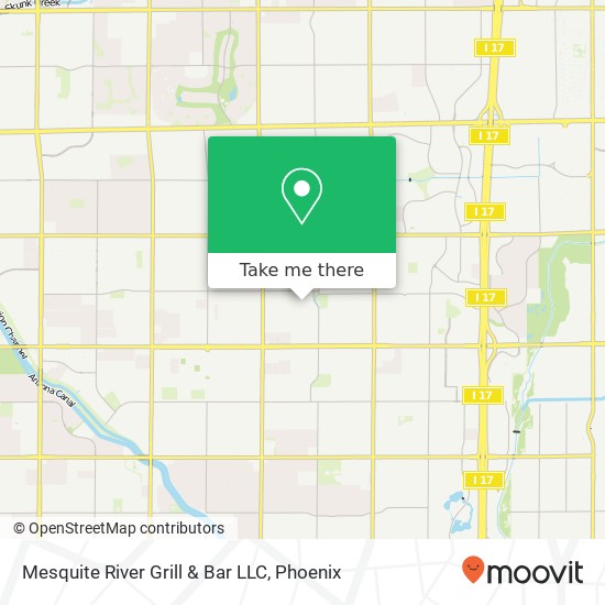 Mapa de Mesquite River Grill & Bar LLC