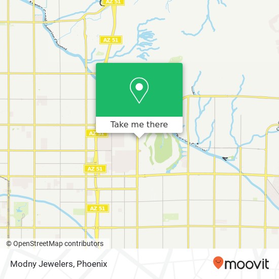 Mapa de Modny Jewelers
