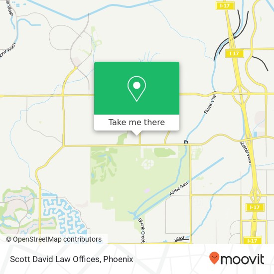 Scott David Law Offices map