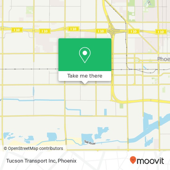 Mapa de Tucson Transport Inc