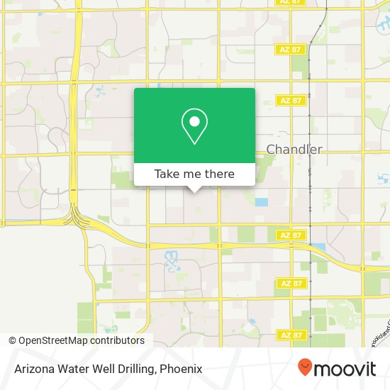 Mapa de Arizona Water Well Drilling