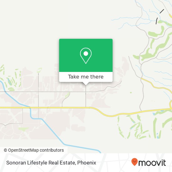 Sonoran Lifestyle Real Estate map